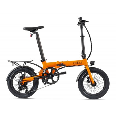 Eovolt City Four 16" Folding Electric Bike - Orange 