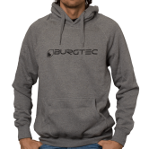 Burgtec Grey Logo Hoodie - Grey