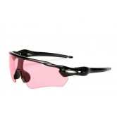Fast Freddy Cycling Glasses - Black Frame / Pink Lens