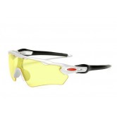 Fast Freddy Cycling Glasses - White Frame / Yellow Lens